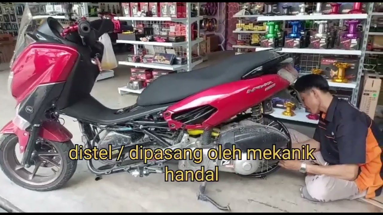 review lingkar velg scarlet racing nmax new nmax old