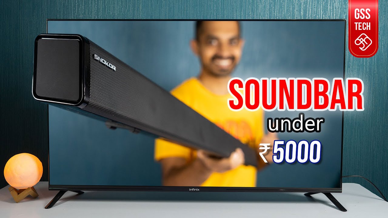 Under Rs 5000 - Sound-bar for TV with HDMI, Bluetooth and 60W output - Snokor A10 | விமர்சனம்