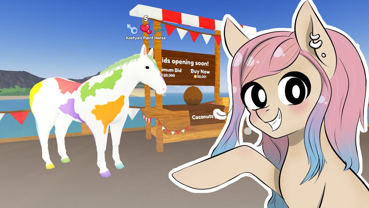 Покупаю лошадь краски за 20 к ! (Wild Horse Islands)
