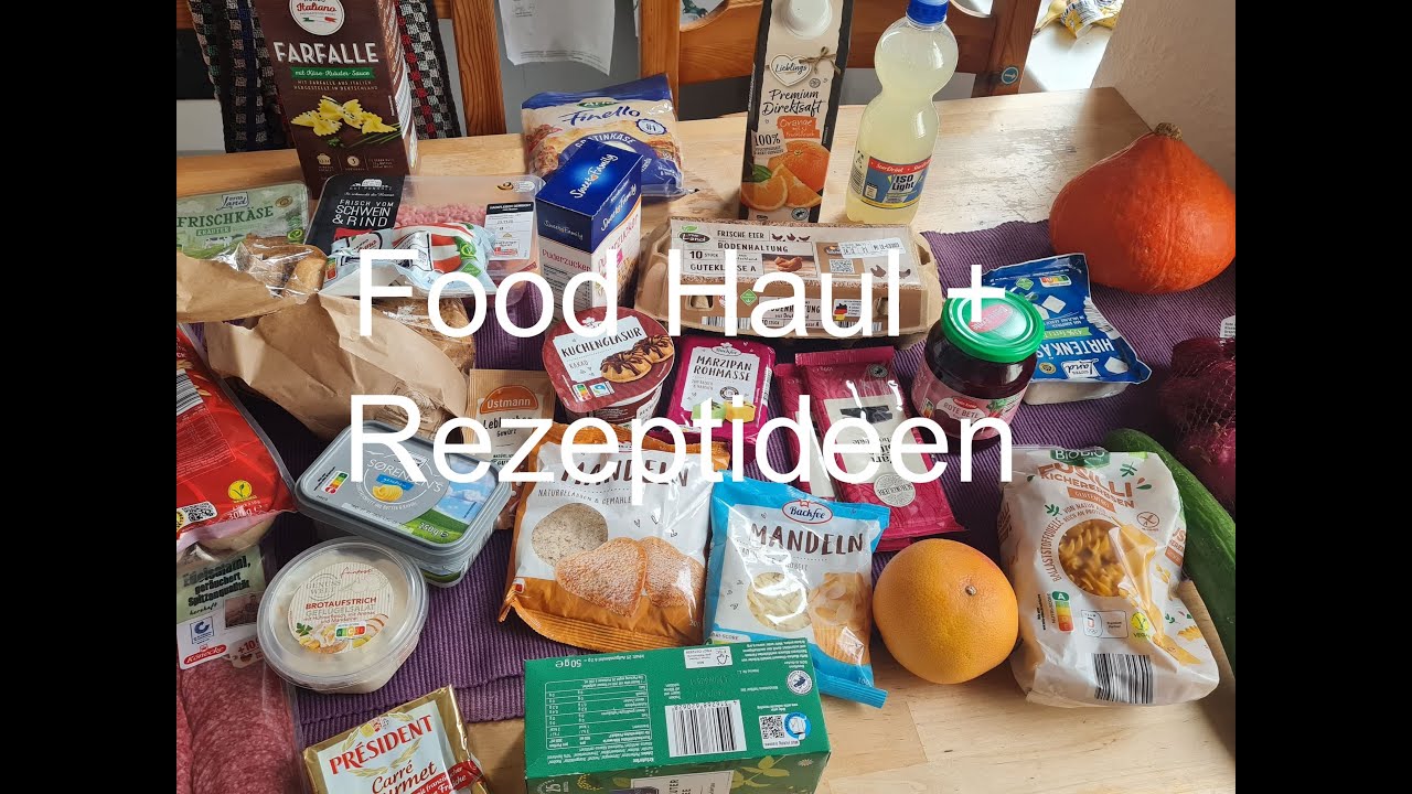 Food Haul / 51 Euro Einkauf + was ich kochen und backen werde