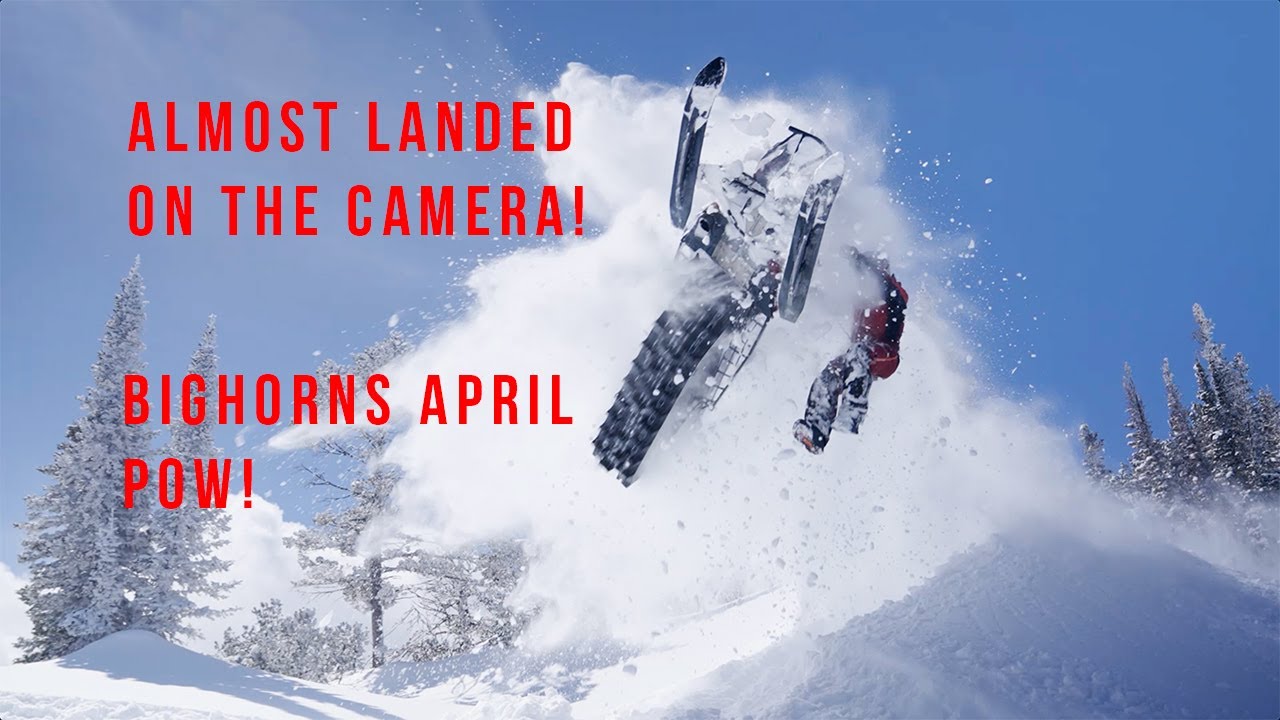 I Almost Landed on Him! Deep April Pow! | Sled Wyo Vlog 18
