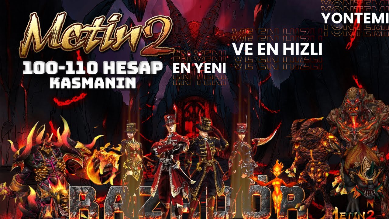 Metin2: 100-110 Karakter Kasmanın En Yeni ve En Hızlı Yöntemi!