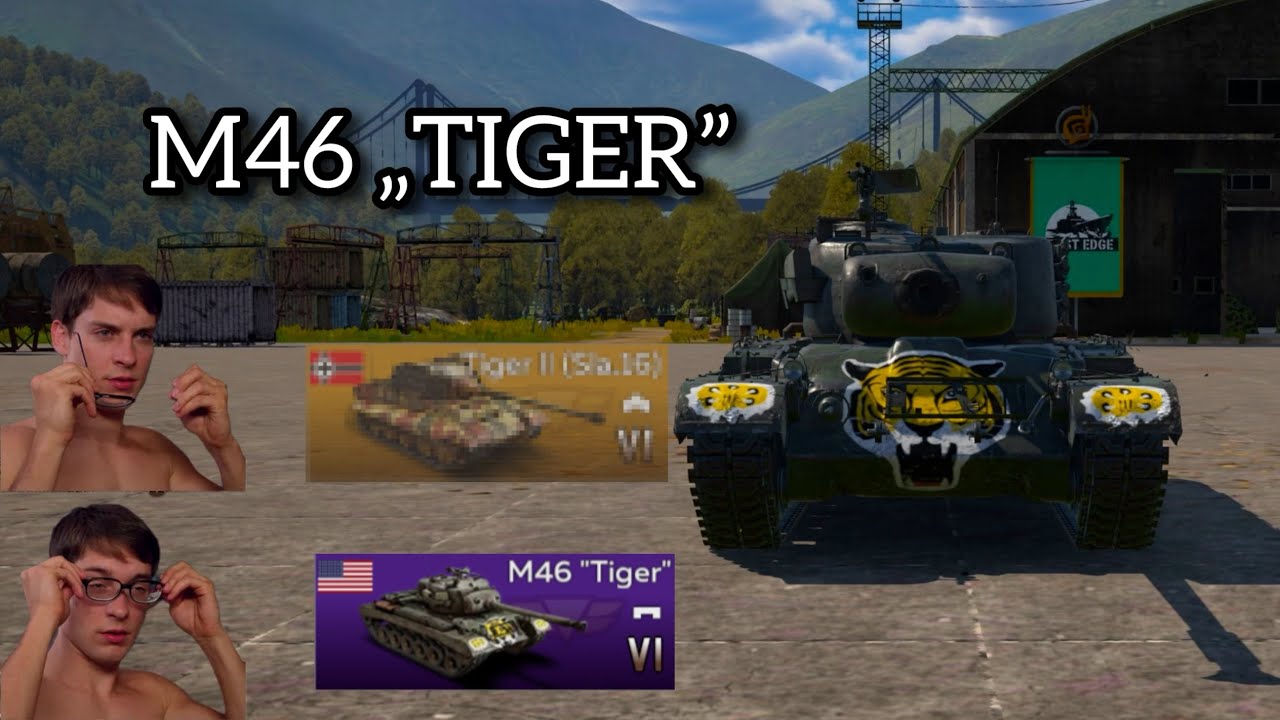 M46 TIGER 11 kills war Thunder mobile
