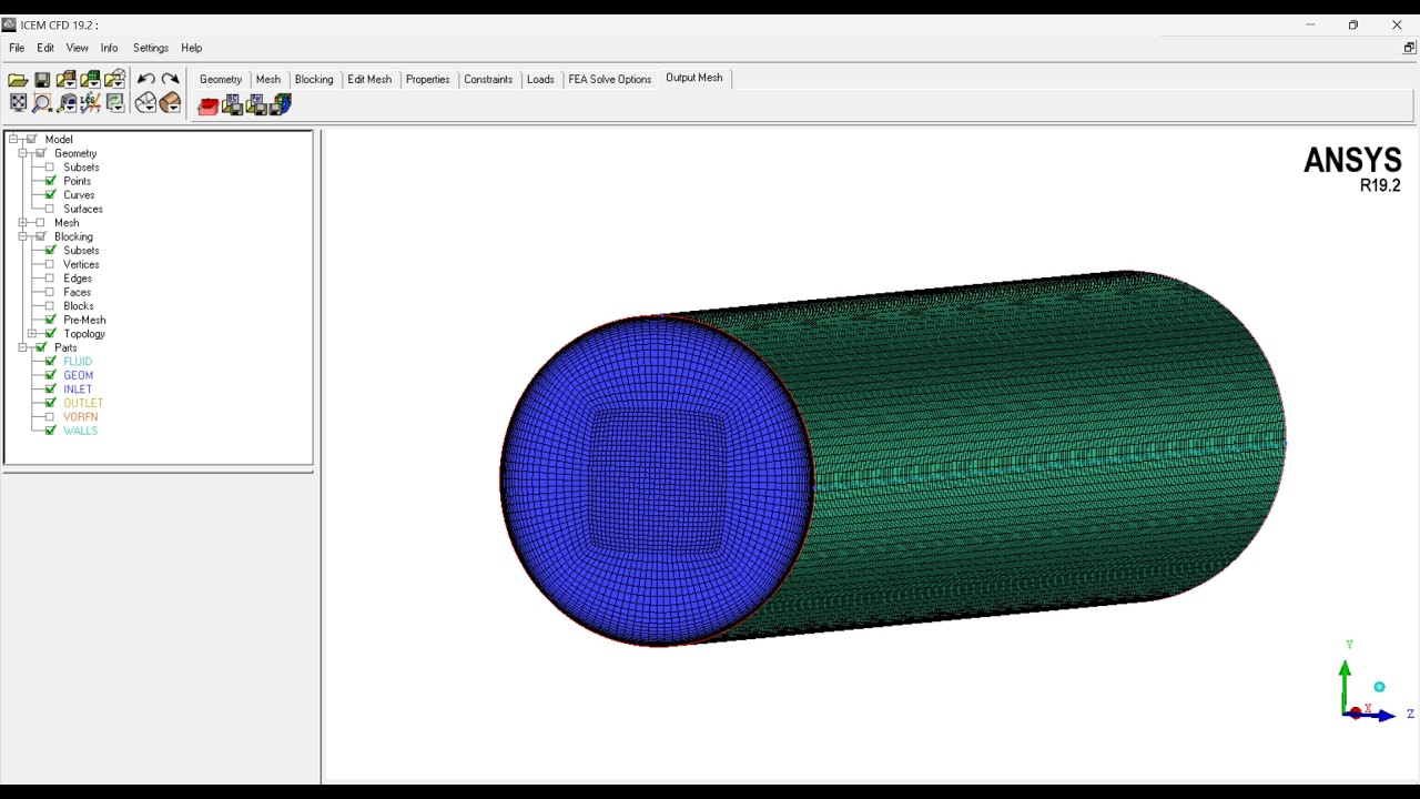 3D Pipe Meshing Tutorial | ANSYS ICEM CFD for Beginners #cfd #education #ansys #learning