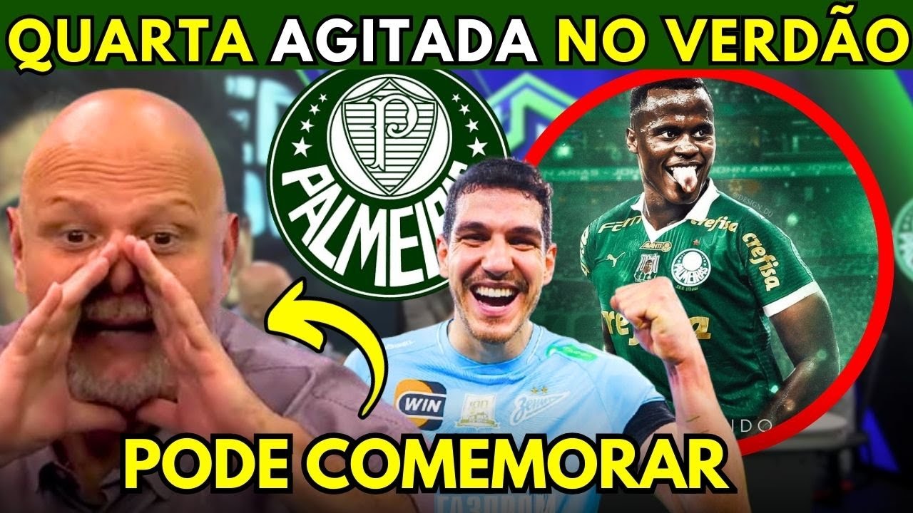 🤯MARTELO BATIDO! ARIAS E NINO NO VERDÃO? MASSINI ATUALIZA MERCADO E PACOTÃO DE REFORÇOS NO PALMEIRAS