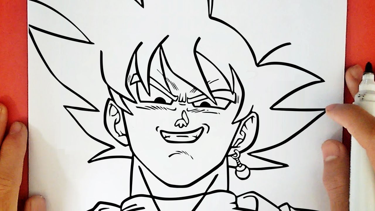 HOW TO DRAW GOKU BLACK
