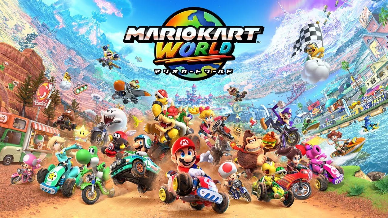 昼マリカ 【マリオカートワールド】