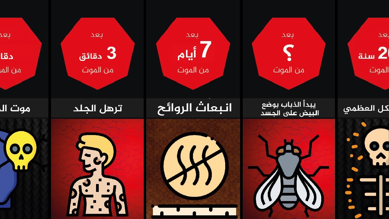 ماذا يحدث للجسم بعد الموت؟ من أول ثانية إلى 20 سنة