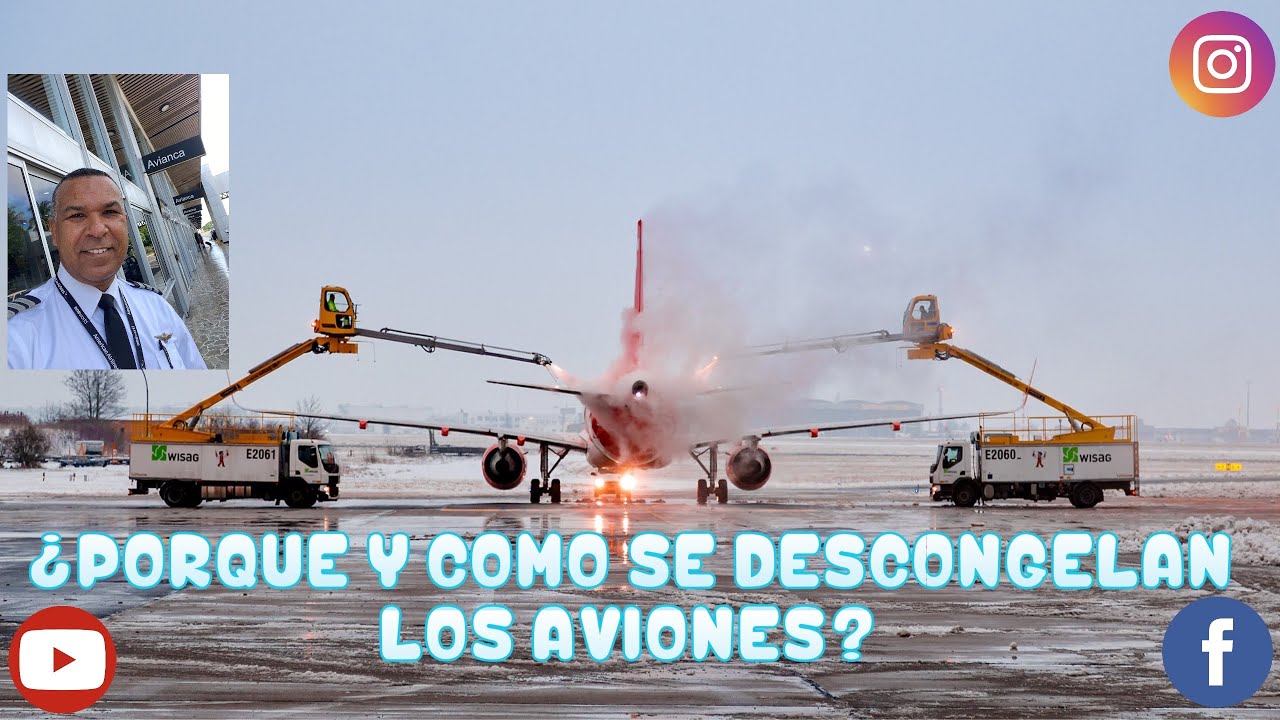 ¿COMO Y PORQUÉ SE DESCONGELAN LOS AVIONES?