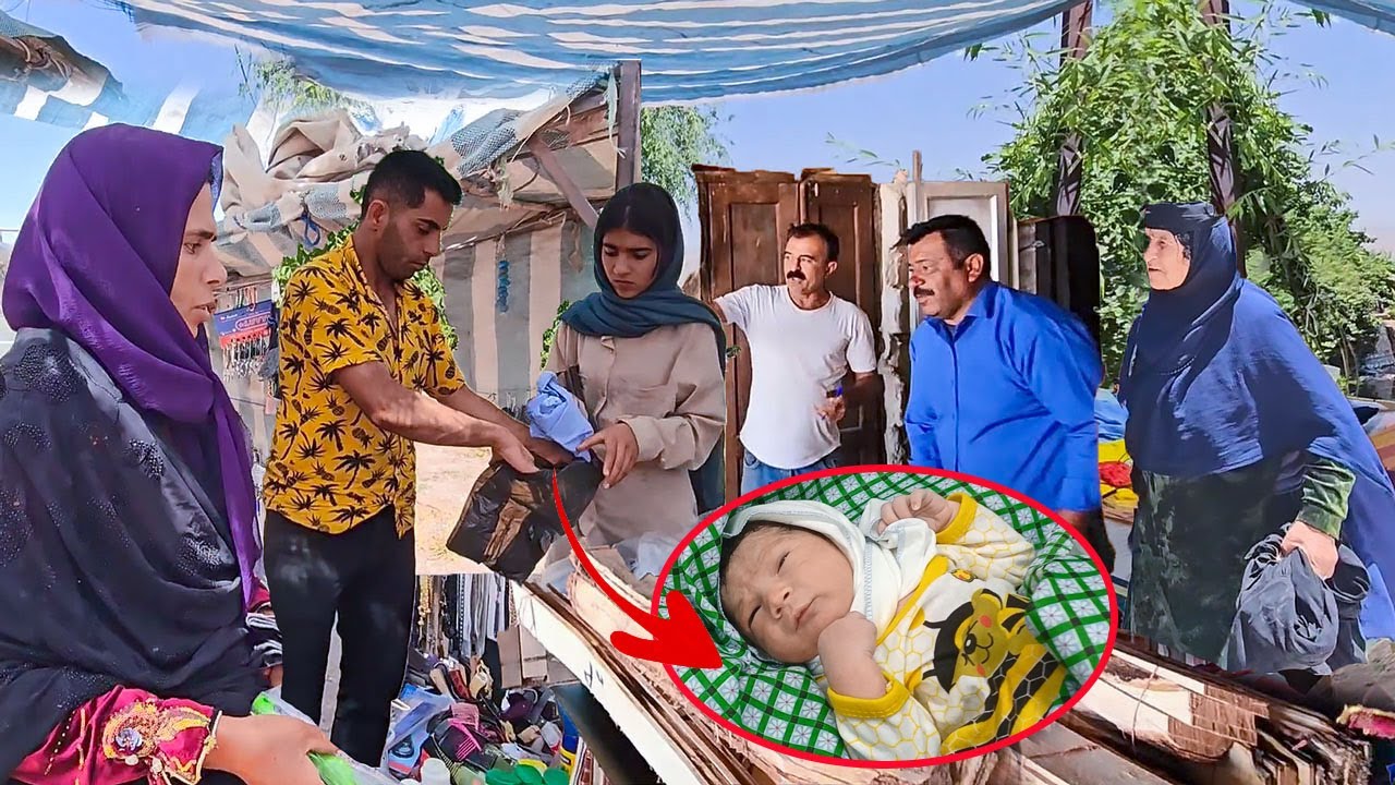 Birth of Naseroo's baby and buying clothes for her