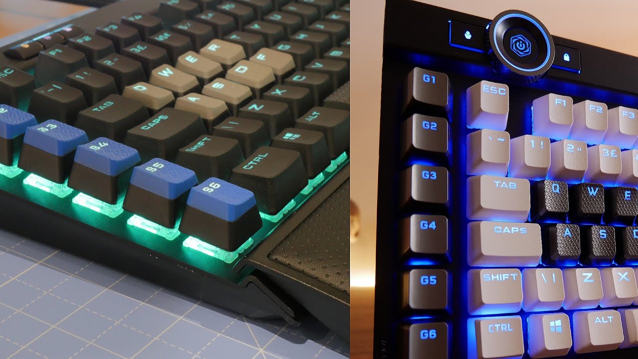 Corsair K100 RGB vs K95 Platinum XT keyboard comparison. What's new?