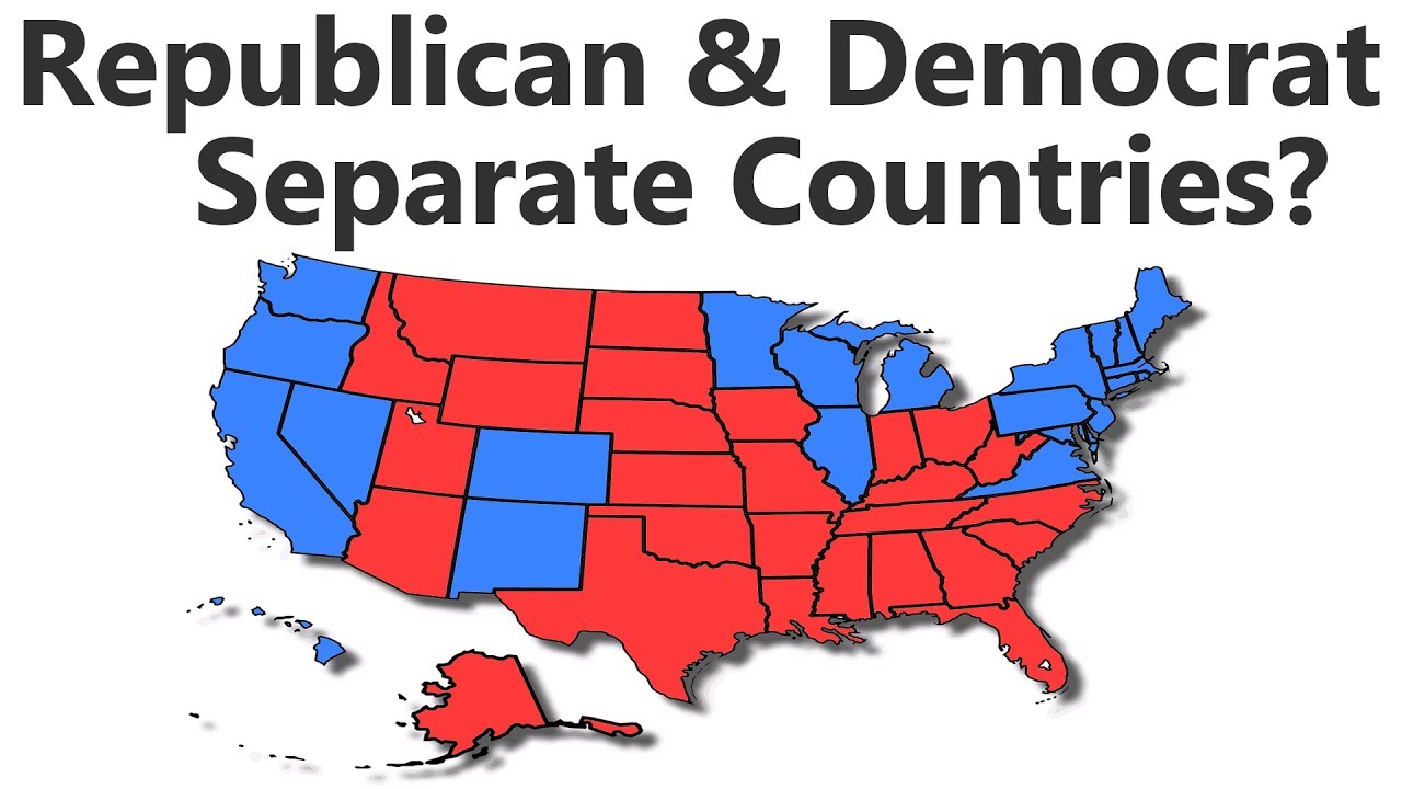 What If Republican and Democrat States Were Separate Countries?