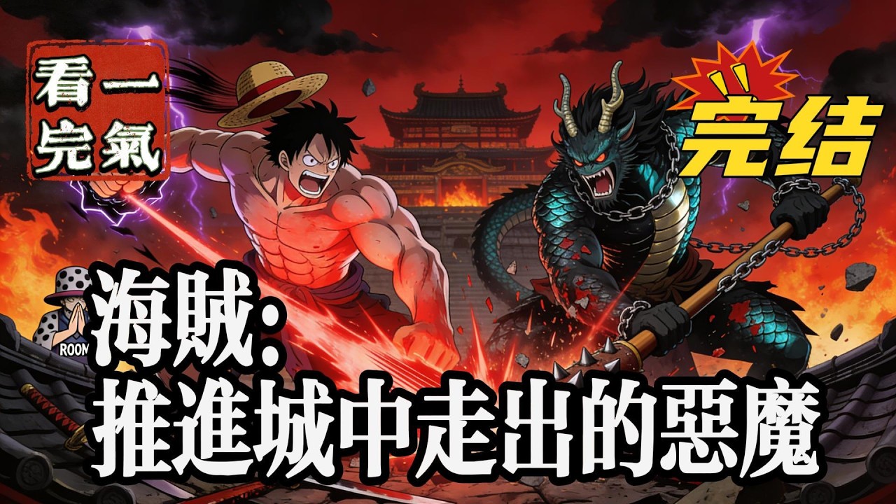 💥💥💥完结！《海贼：推进城中走出的恶魔》白晓穿越海贼王世界，却没想到是海贼世界的上古时期，在带领手下恶魔统治了世界几千年后，各地的恶魔也一同消失了！#海贼王 #漫画解说#穿越#有声漫画#