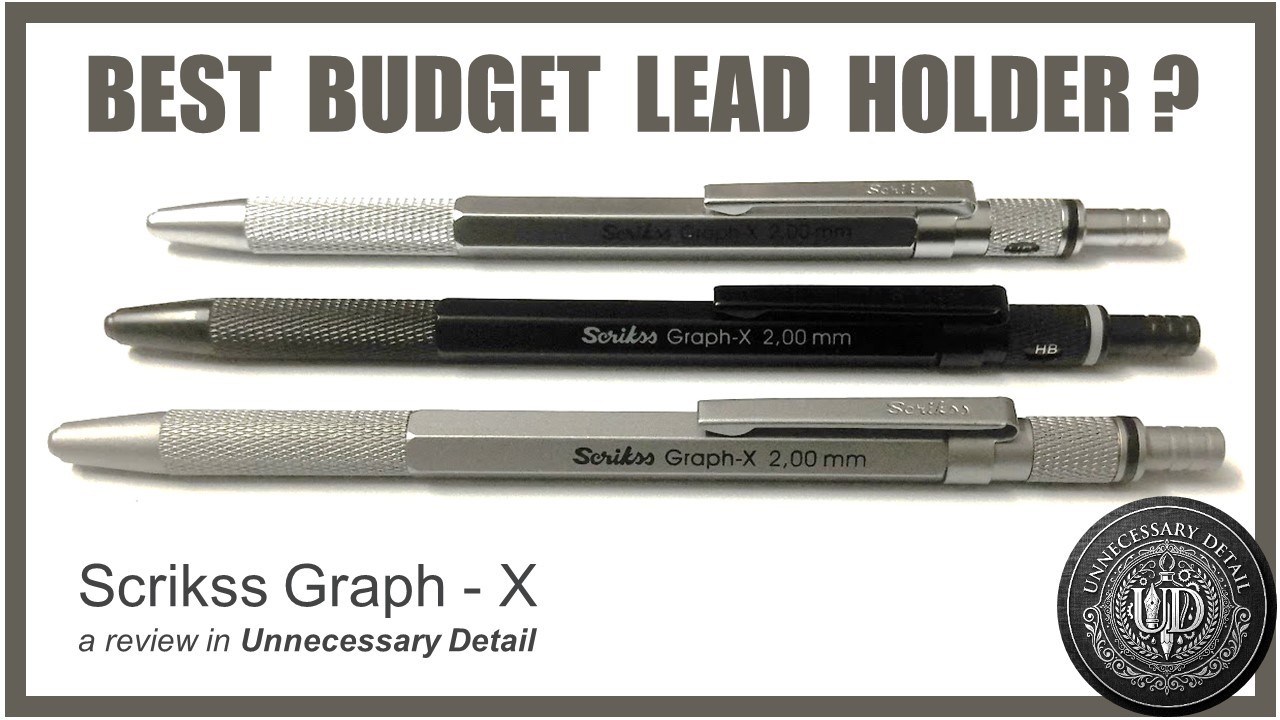 Scrikss Graph-X 2 mm mechanical pencil - The best budget lead holder? (a review)