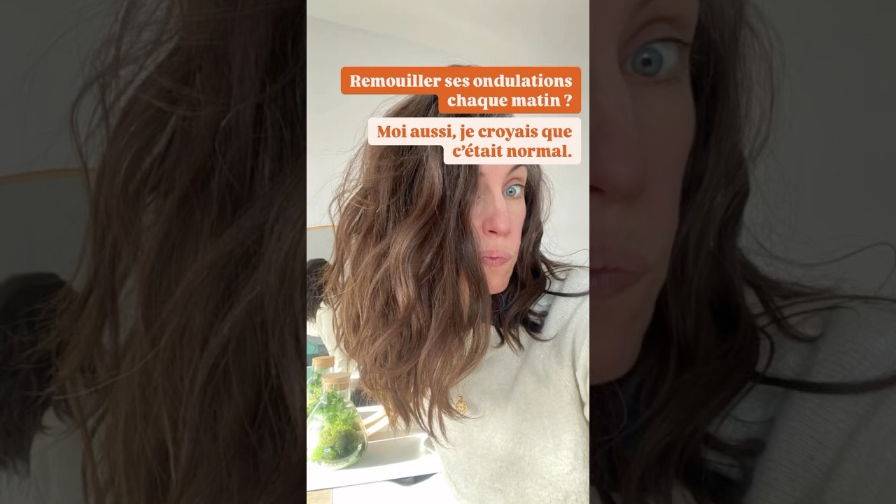 Remouiller ses ondulations chaque matin? Moi aussi je croyais que c&rsquo;&eacute;tait normal #refresh #wavyhair