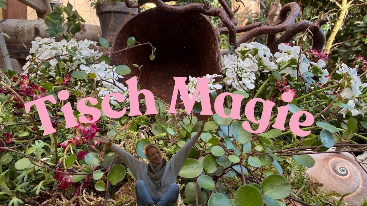 Tisch Magie 🩷 Rost trifft auf Natur 🩷Shabby Chic f&uuml;r den Balkon oder Terrasse 