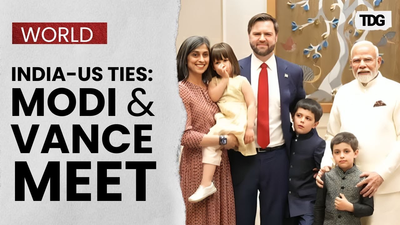 PM Modi Welcomes US Vice President JD Vance and Family at Lok Kalyan Marg