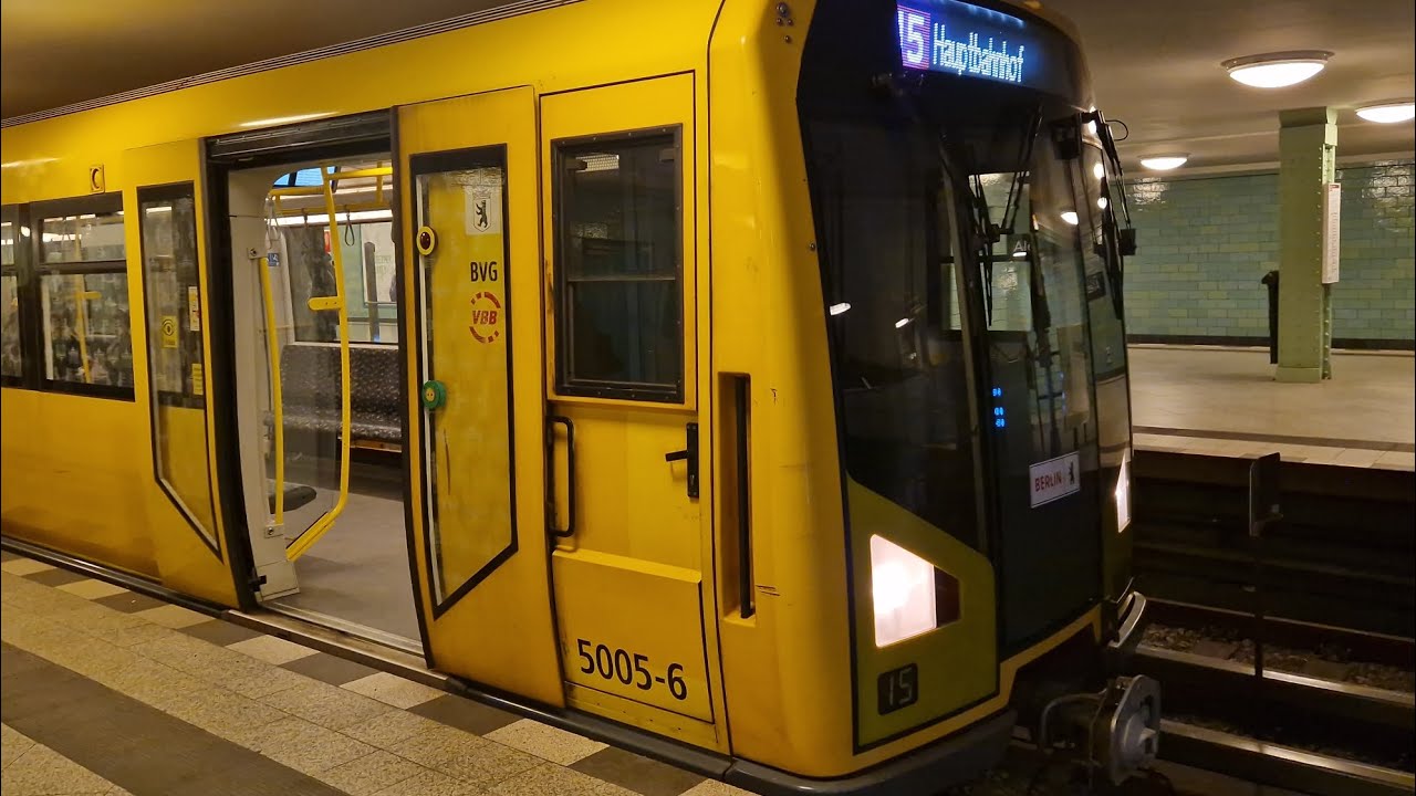 U-Bahn Berlin | Mitfahrt in der U5 von Kienberg bis Alexanderplatz im H97 5005-6