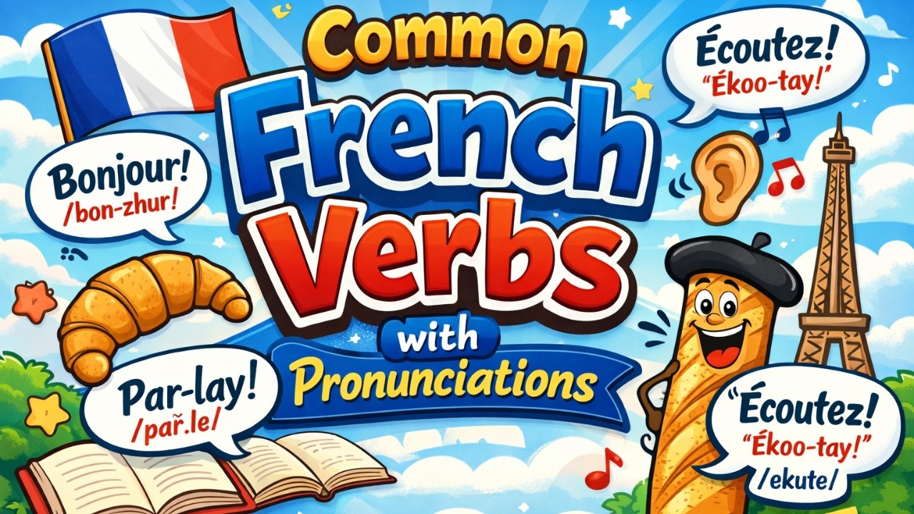 Common French Verbs with Pronunciations