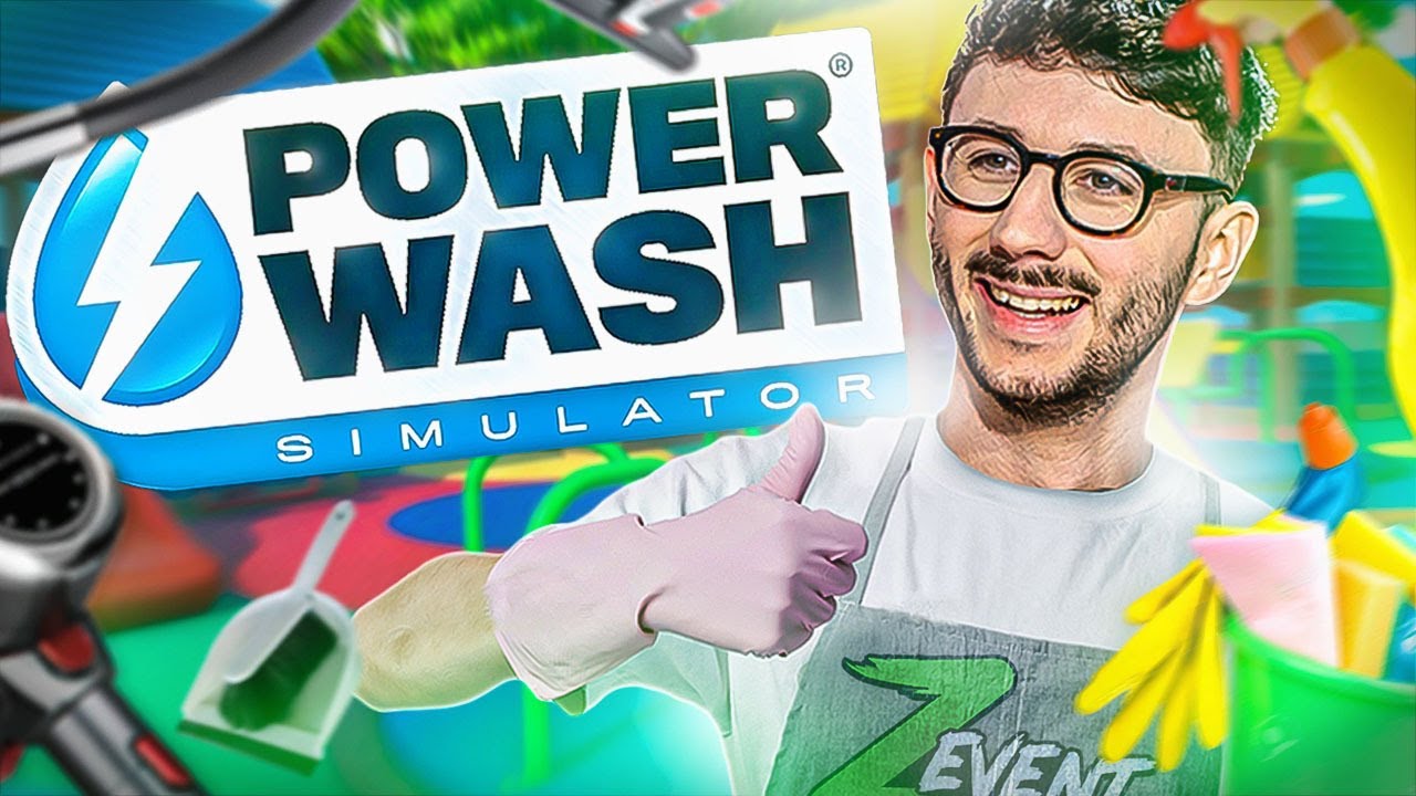 DÉCOUVERTE POWERWASH SIMULATOR (en attendant Smash) - ZEVENT 2021 JOUR 2 - PONCE REPLAY (30/10/2021)