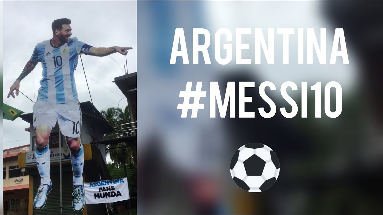 WorldCup fever in India | Messi | Argentina fan |