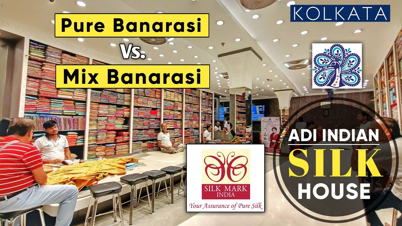 Pure Banarasi Silk Vs. Mix Banarasi Saree Collection 😱| WHOLESALE & RETAIL | Adi Indian Silk House 🔥