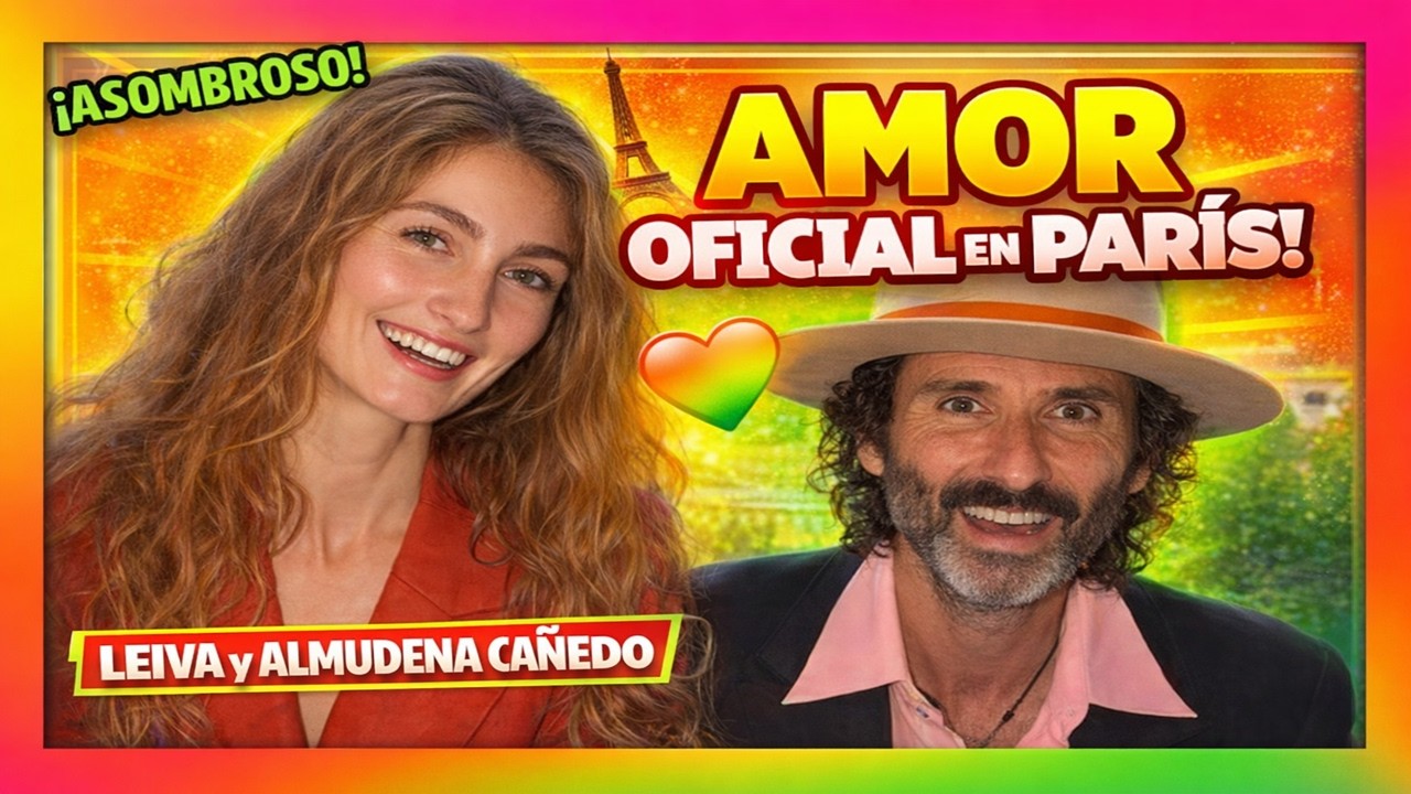 LEIVA Y ALMUDENA CAÑEDO CONFIRMAN SU AMOR en París debut oficial de pareja que combina arte y amor