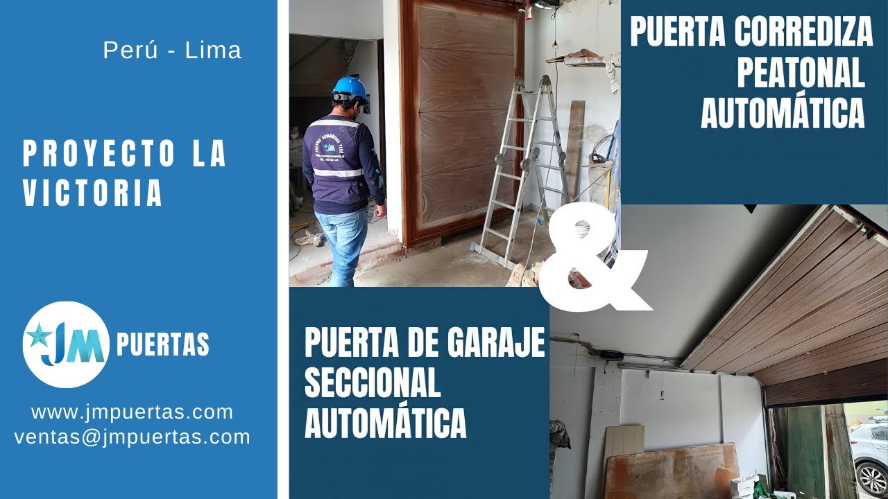 💥¿CÓMO INSTALAR UNA PUERTA PEATONAL CORREDIZA AUTOMÁTICA❓ - PANEL IMPORTADO PVC COLOR MADERA