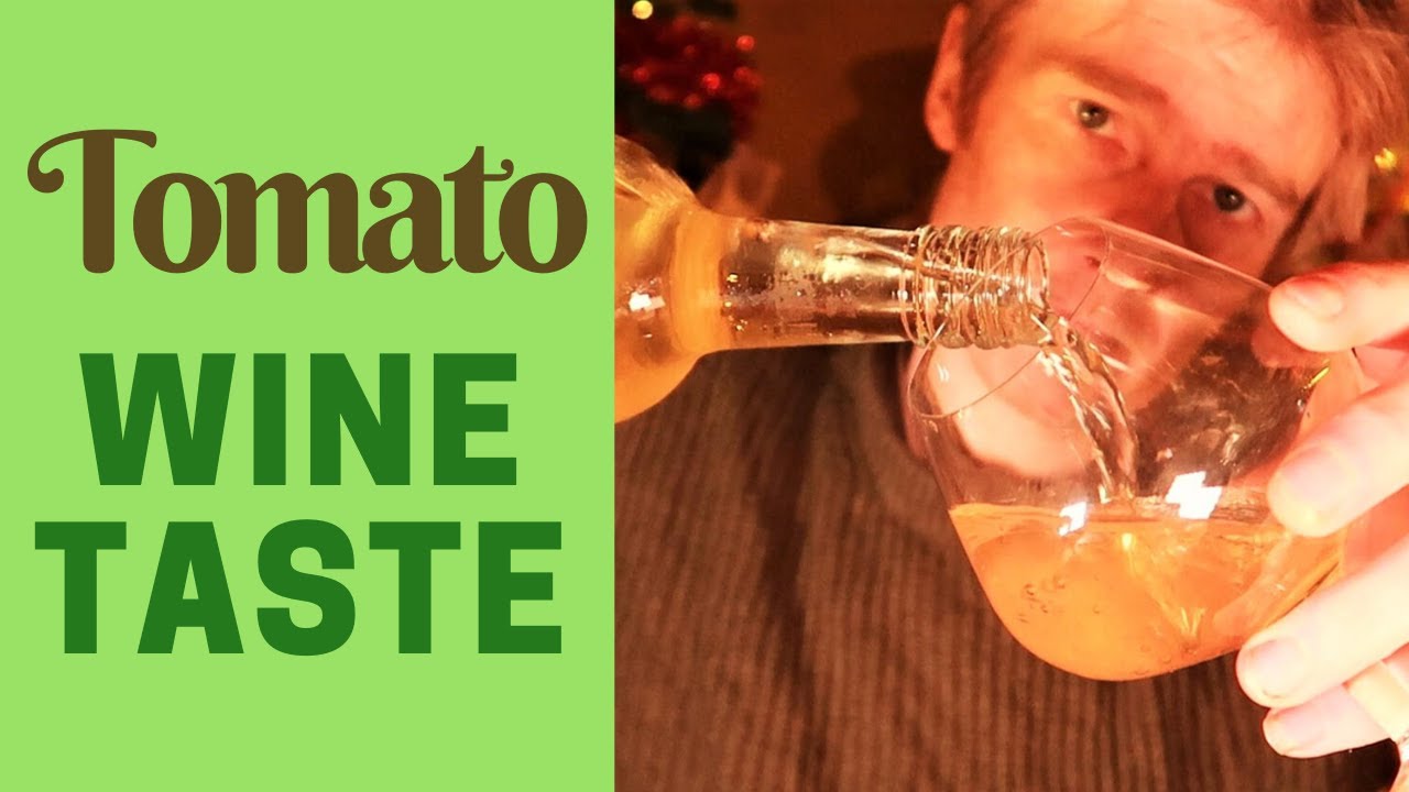 Tomato wine taste test - Passata V's Tinned Tomato wine!