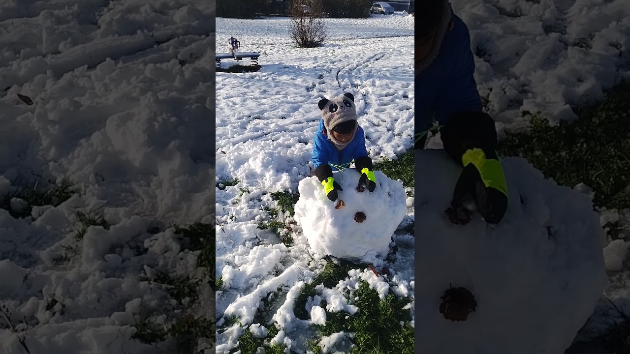 Snowball braking  play 🏔️🏔️