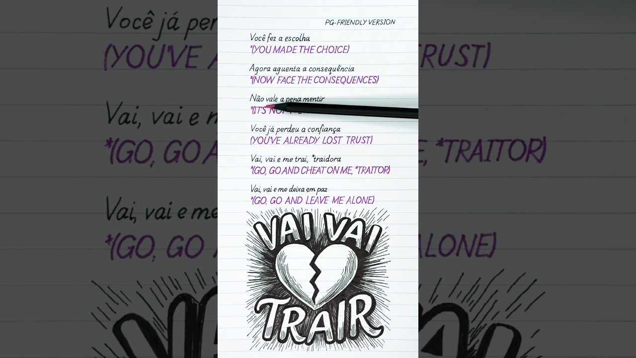 💔🔥 Vai Vai Trair &ndash; DJ Asul (Текст + русские субтитры)