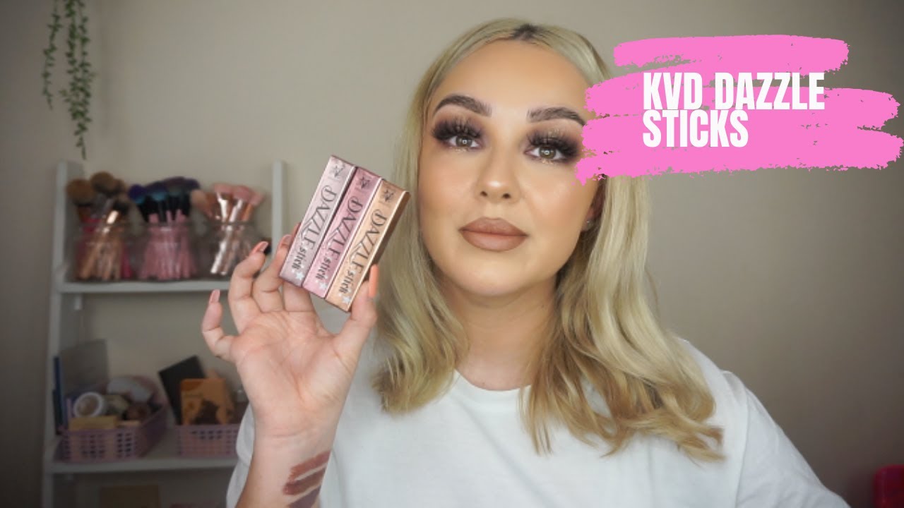KVD DAZZLE STICKS - ELECTROBOLT, FORCE FIELD & FLASHSTORM
