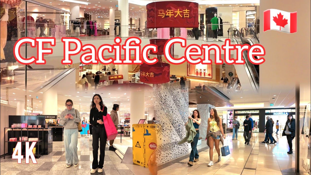 🇨🇦  [4K] 🛍 2026 March in Downtown Vancouver | Exploring CF Pacific Centre & Holt Renfrew | BC Canada
