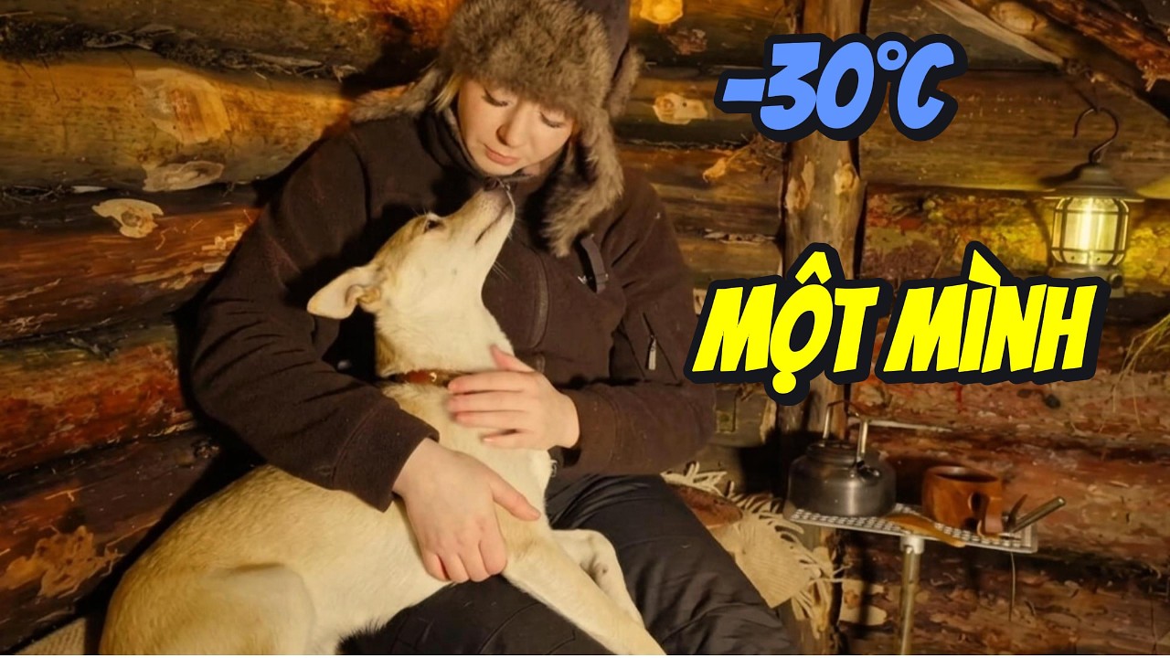 Cô Gái Một Mình Giữa Rừng Tuyết - Xây Nhà & Sinh Tồn