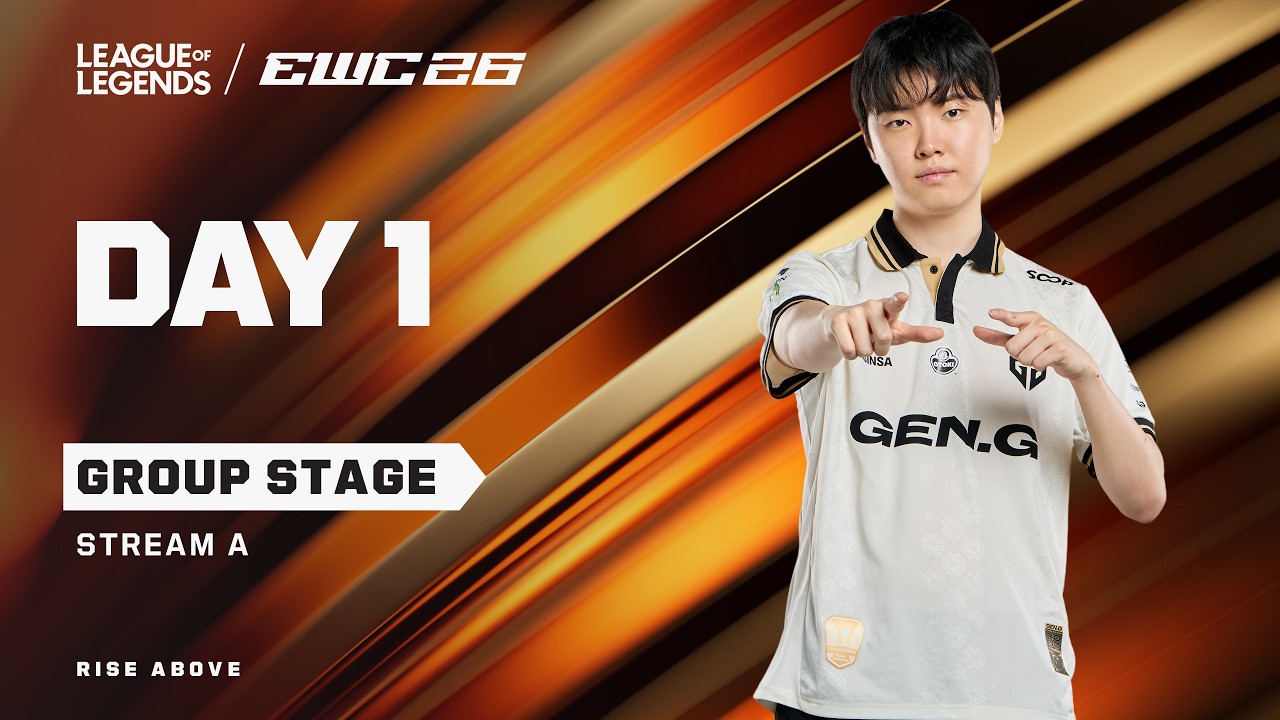 League of Legends at EWC 26  -  Day 1  - Group Stage -  Stream A