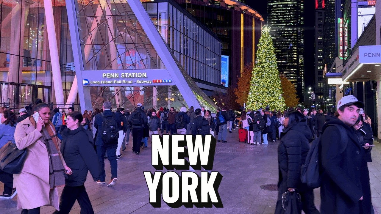 🎄✨Christmas in New York: Macy’s Windows & Winter Village | NYC Walking Tour 4K
