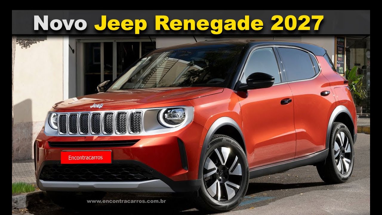 Novo Jeep Renegade 2027 - Conheça os detalhes da nova geração