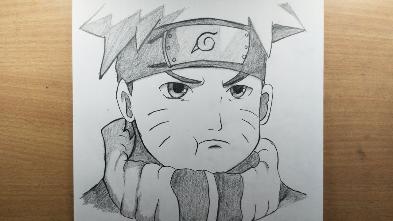 How to Draw Naruto Uzumaki Step by Step | Naruto Pencil Sketch Tutorial