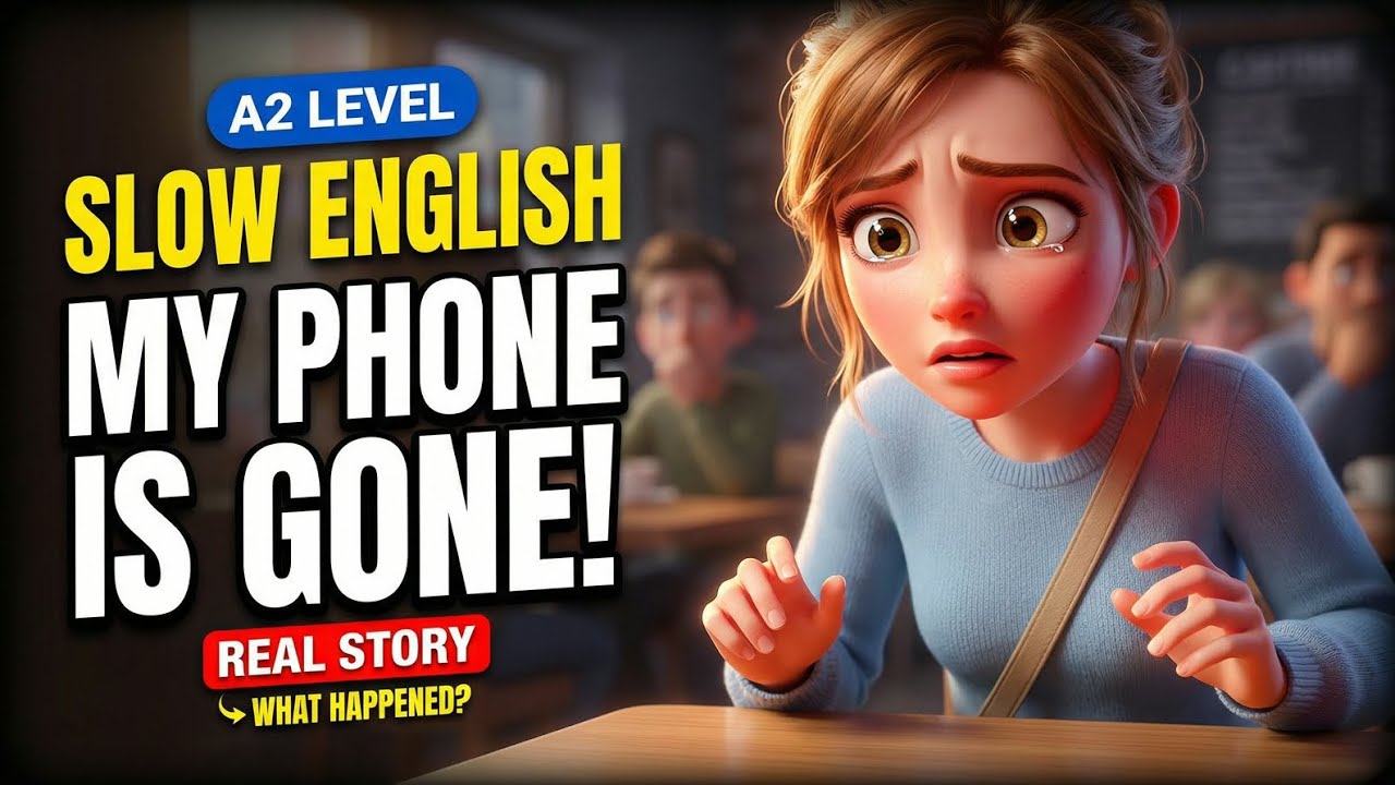 My Phone Was Stolen in Public… But Then Something Surprising Happened | Slow English Story (A2)