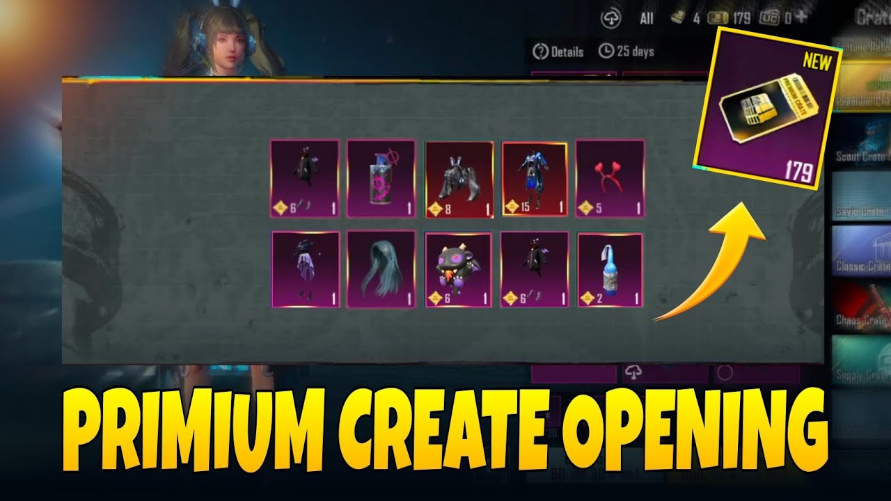 NEW PREMIUM CRATE OPENING ( BGMI& PUBG )FREE UPGRADE M24 SKIN &MYTHIC SET NEW CONCEPT