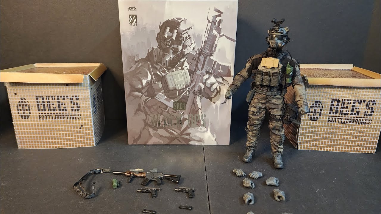 Hasuki Salvo Black Ops Operator Unknown 1:12 Scale Figure