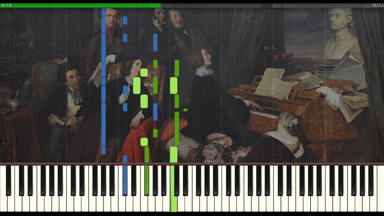 Hungarian Rhapsody No.1 Liszt (Piano Tutorial Synthesia)