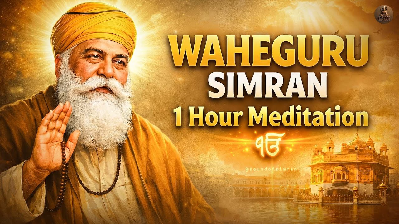 Waheguru Simran | ਵਾਹਿਗੁਰੂ ਸਿਮਰਨ | Relaxing Music | वाहेगुरु सिमरन | 1 Hour Voll-18