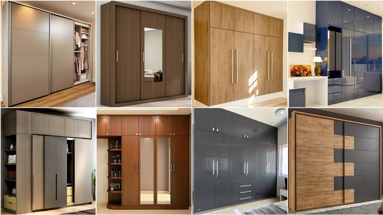 Modern Wooden Cupboard Design Ideas for small Bedrooms 2023 Sliding Doors Wardrobe Interior Design 2
