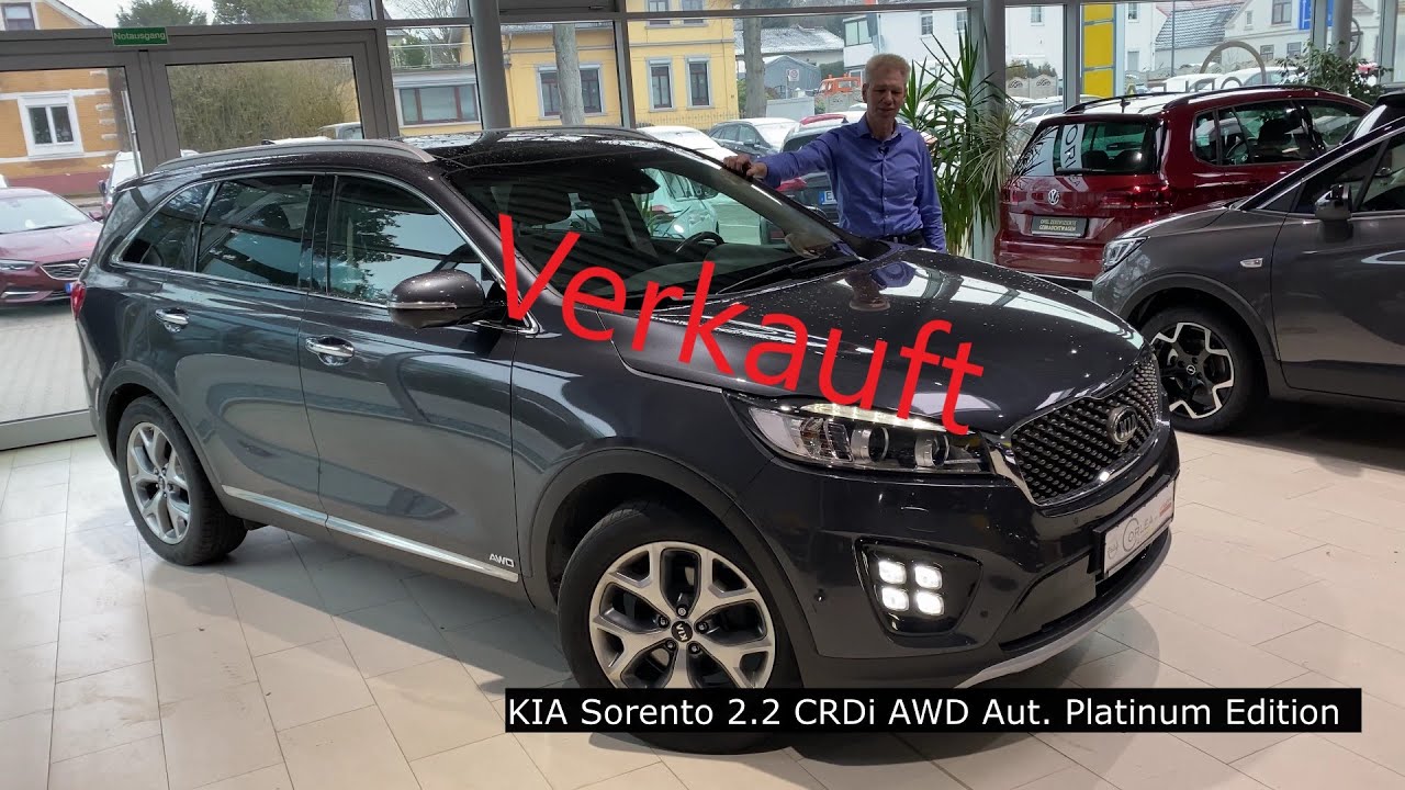 KIA Sorento 2 2 CRDi AWD Aut  Platinum Edition