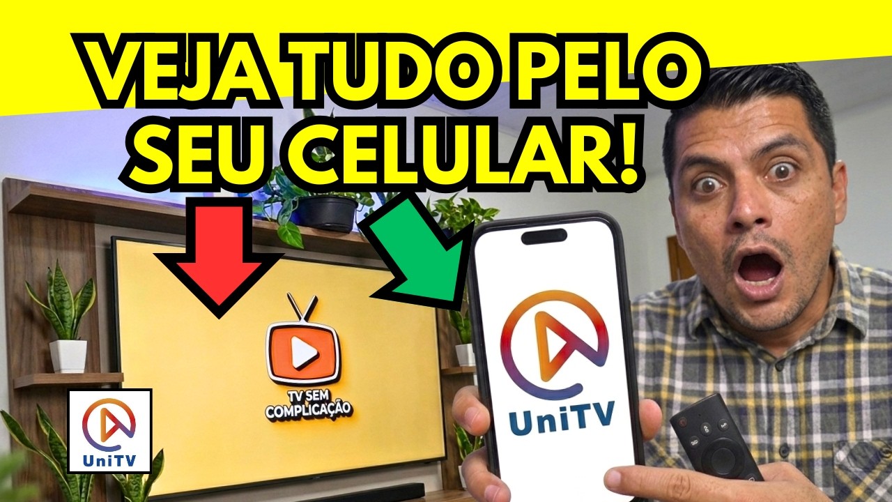 Consigo usar UniTV no celular? SIM! Aprenda a instalar em minutos