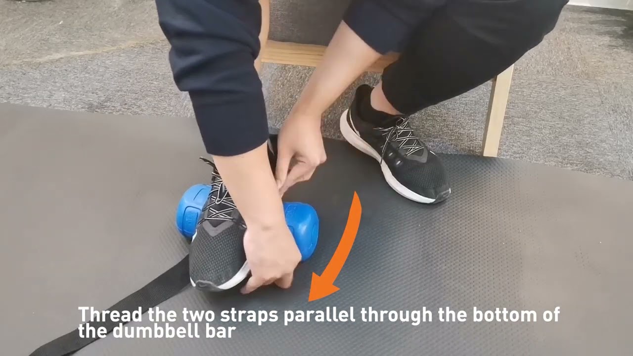 Adjustable Weight Dumbbell Ankle Strap Instructions