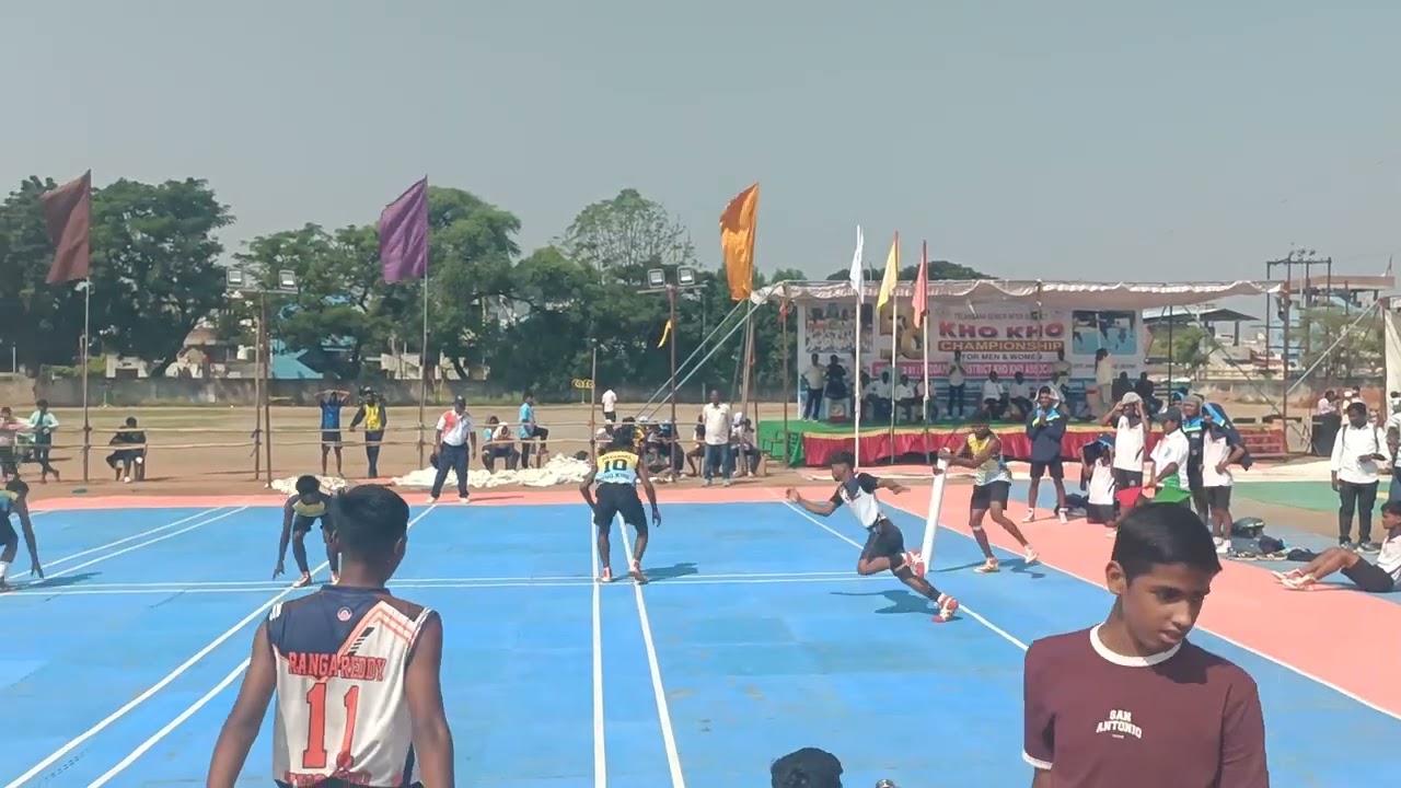 RANGAREDDY vs WARANGAL SEMI FINAL Turn-1 58th Telangana Senior Inter District Kho-Kho Championship🏆