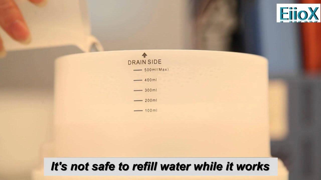 Operation of an Aroma Essential Oil Diffuser Ultrasonic Humidifier Aromatherapy Atomizer  by EiioX