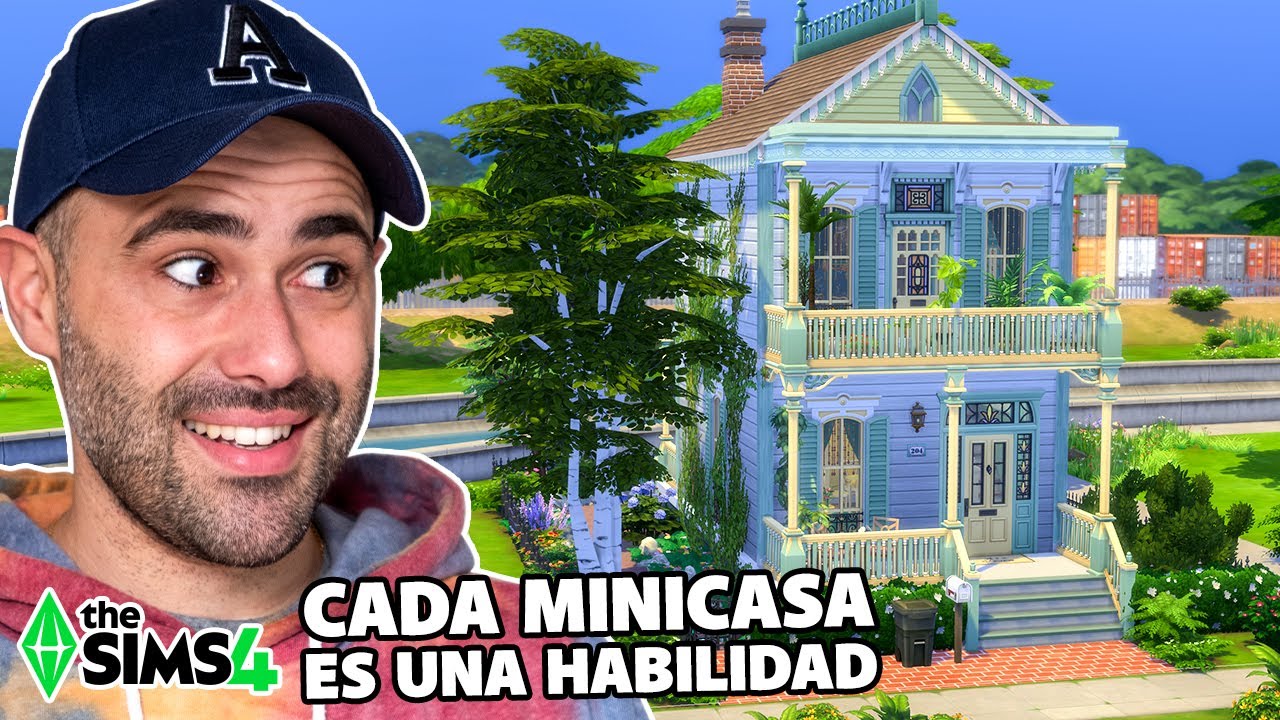 ¡Cada MINICASA es una HABILIDAD en Los Sims 4! 👻 MEDIACIÓN ESPIRITUAL | Reto de Construcción